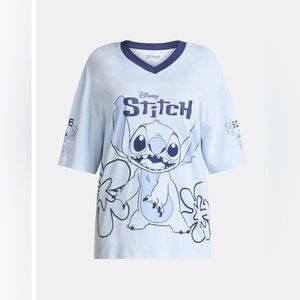 Stitch Women's Football Tee with Short Sleeves